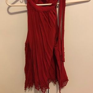Forever 21 Red halter top